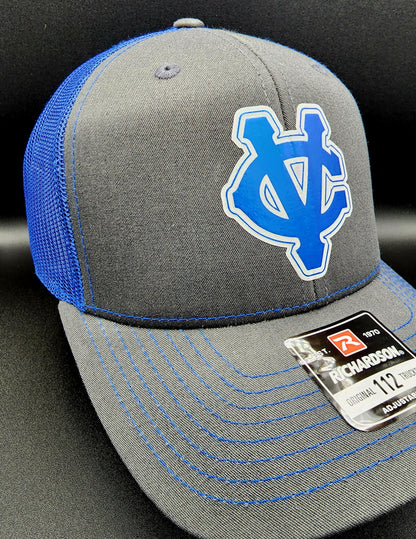 CVCA Metallic Blue "CV" Snapback Trucker Hat