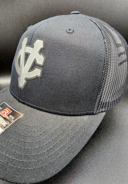 CVCA Metallic Grey "CV" Snapback Trucker Hat